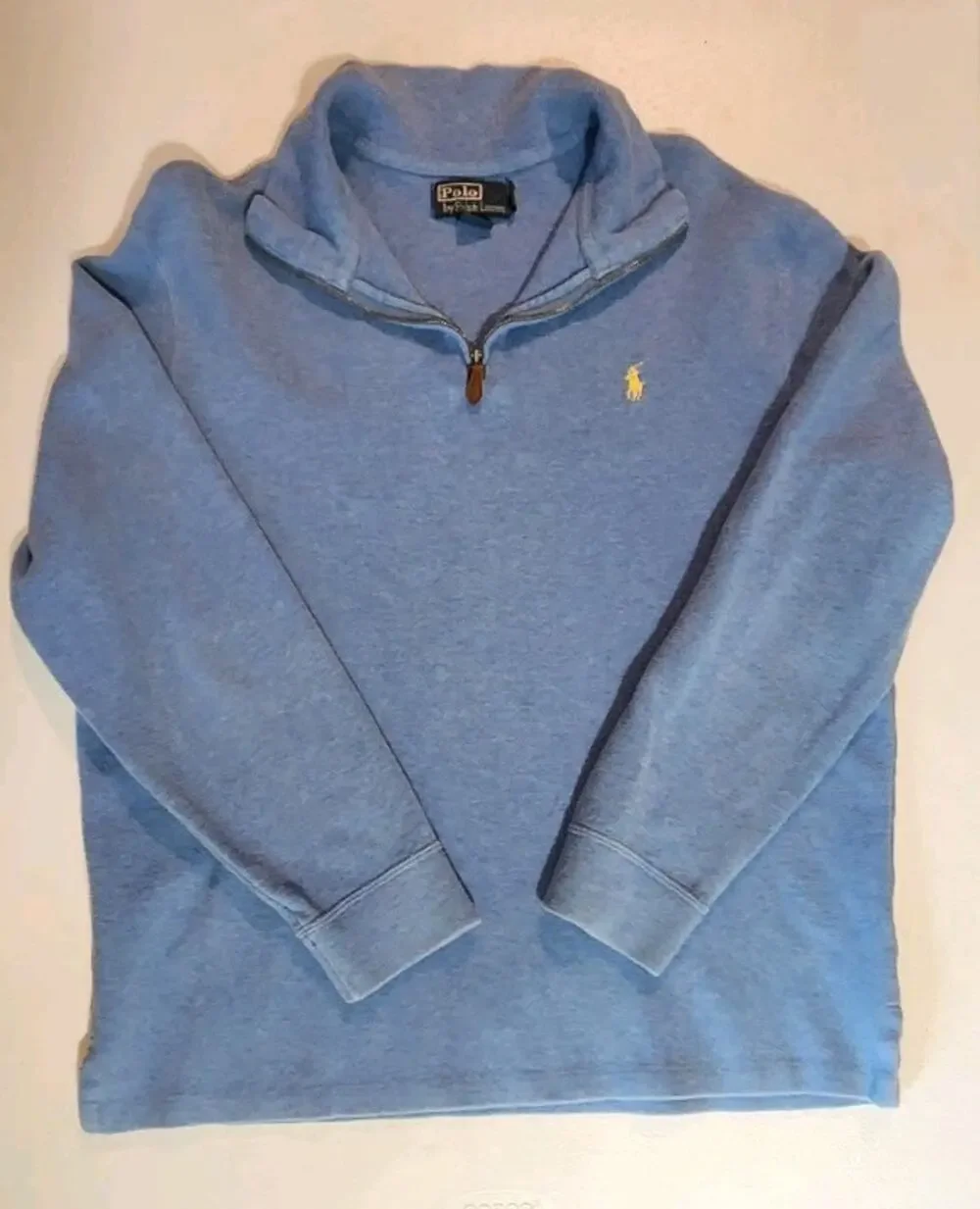 Polo Ralph Lauren Men's Size XLarge 1/4-Zip Pullover Sweater Blue XL